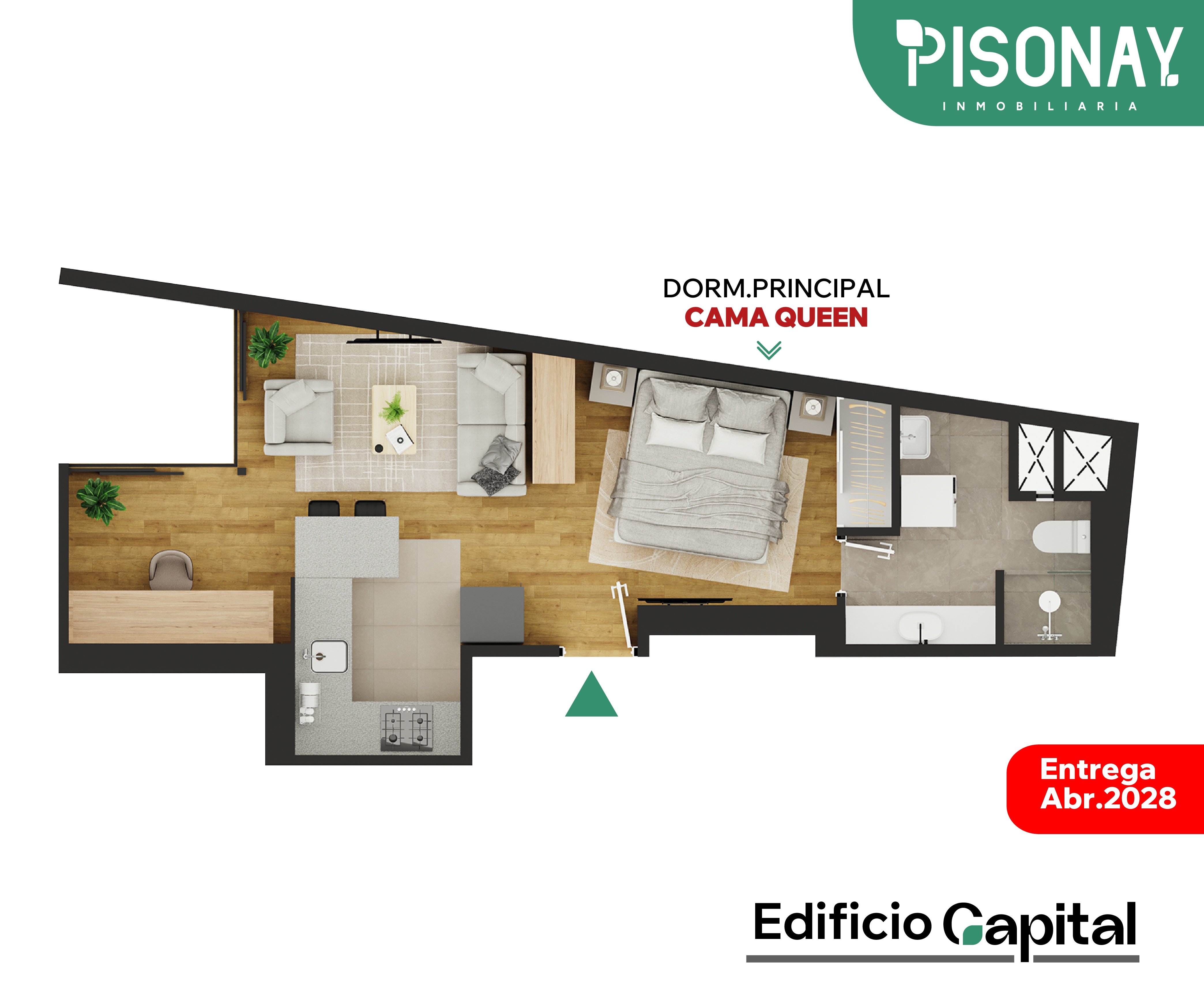 Plano de departamento TIPO 7-A