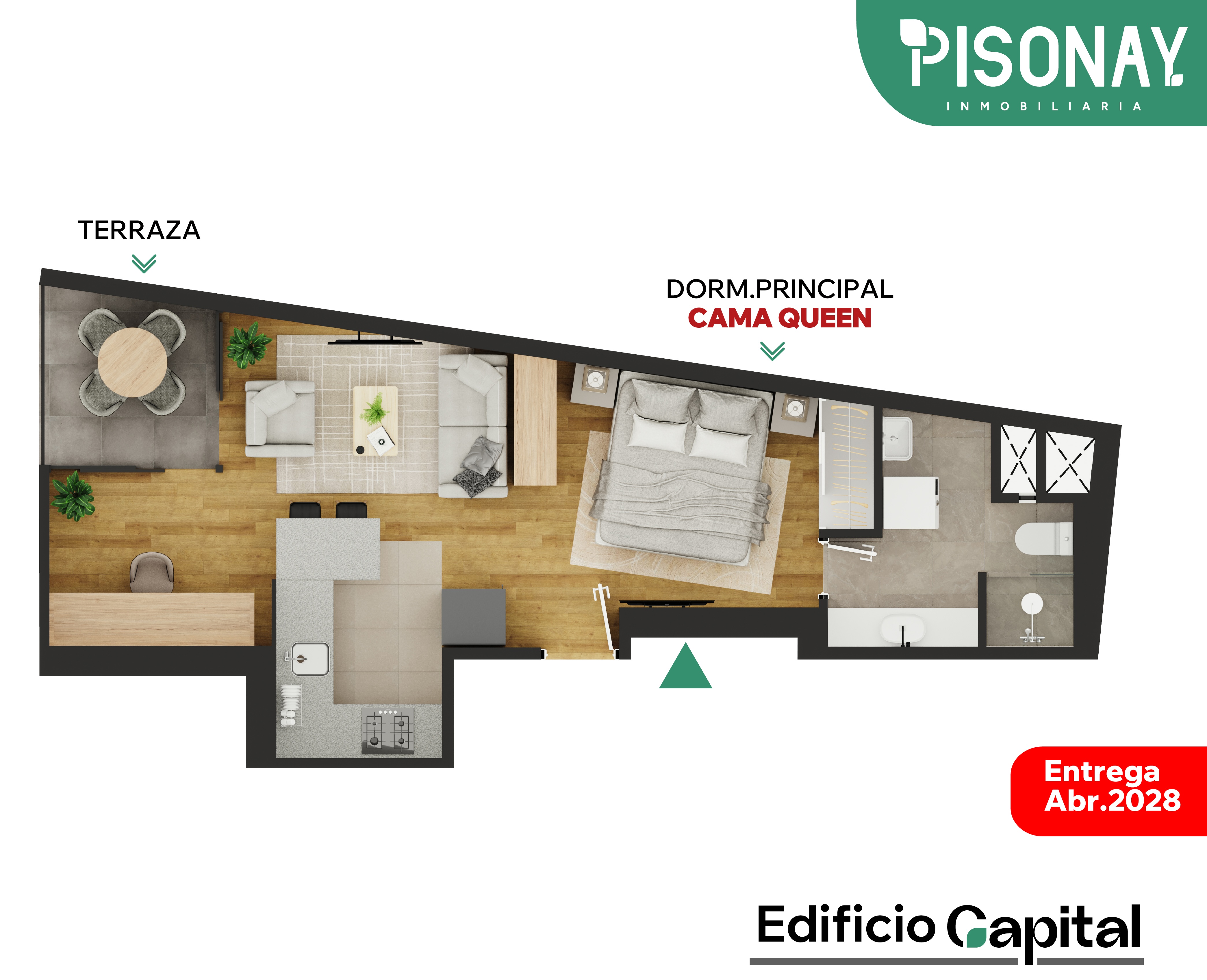 Plano de departamento TIPO 7-A1