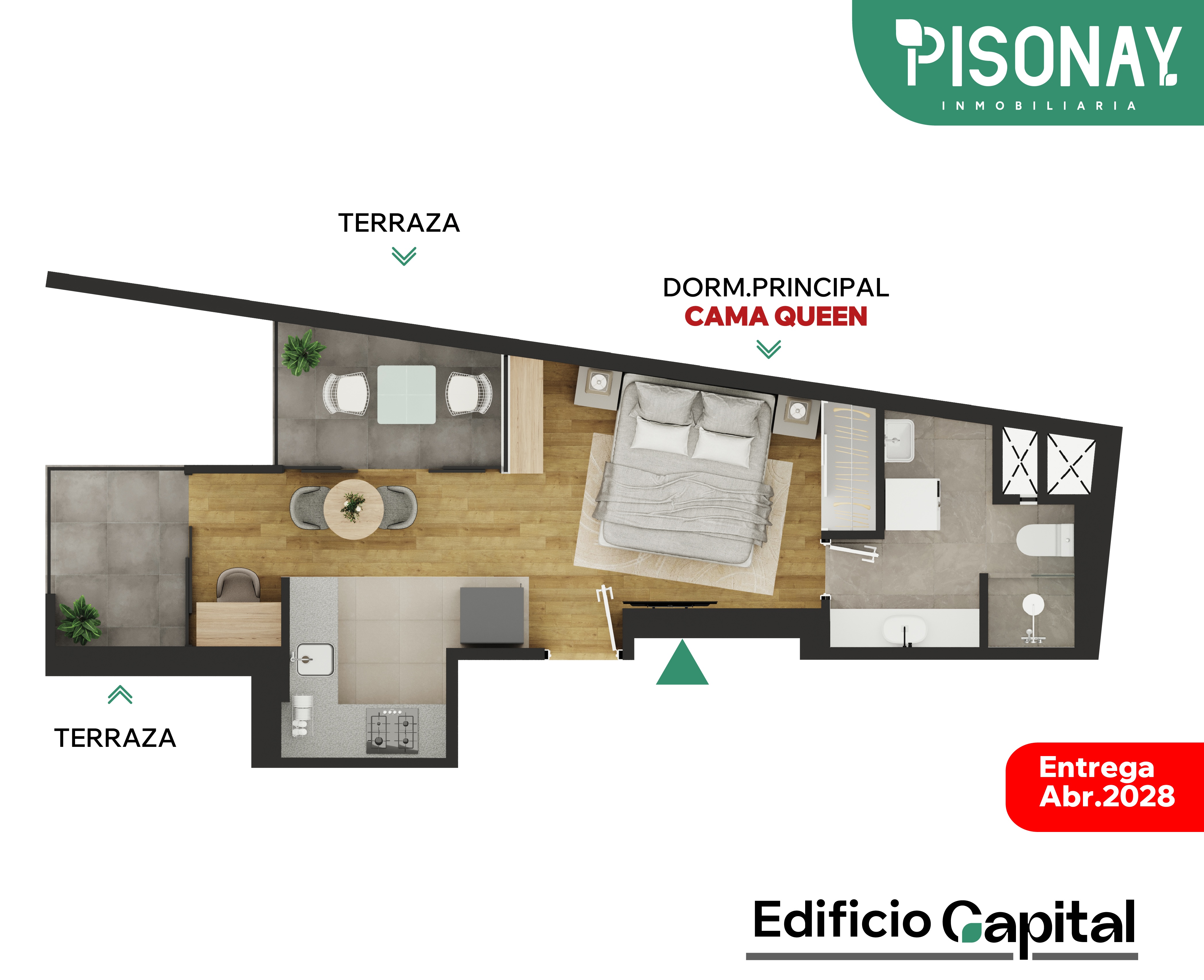 Plano de departamento TIPO 7-C