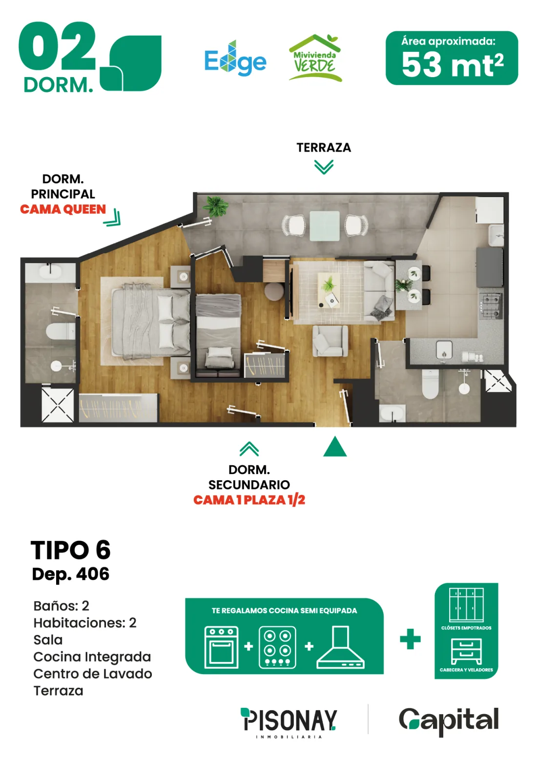 02 DORM — Tipo 6