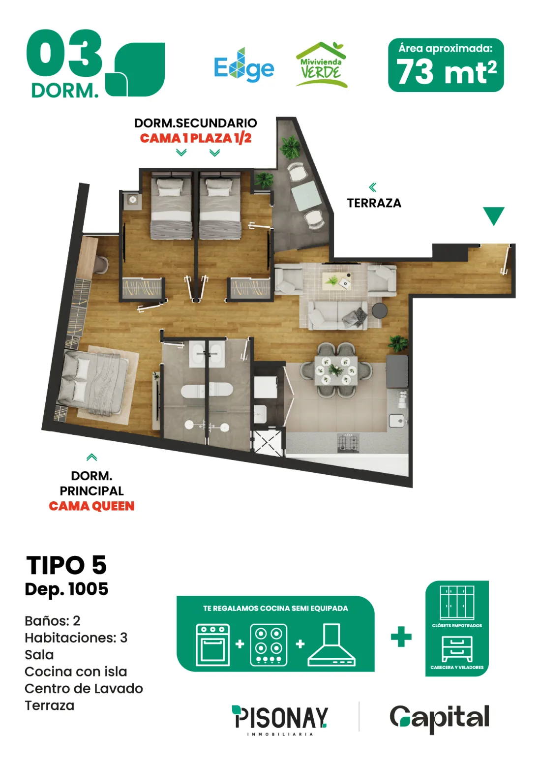 03 DORM — Tipo 5
