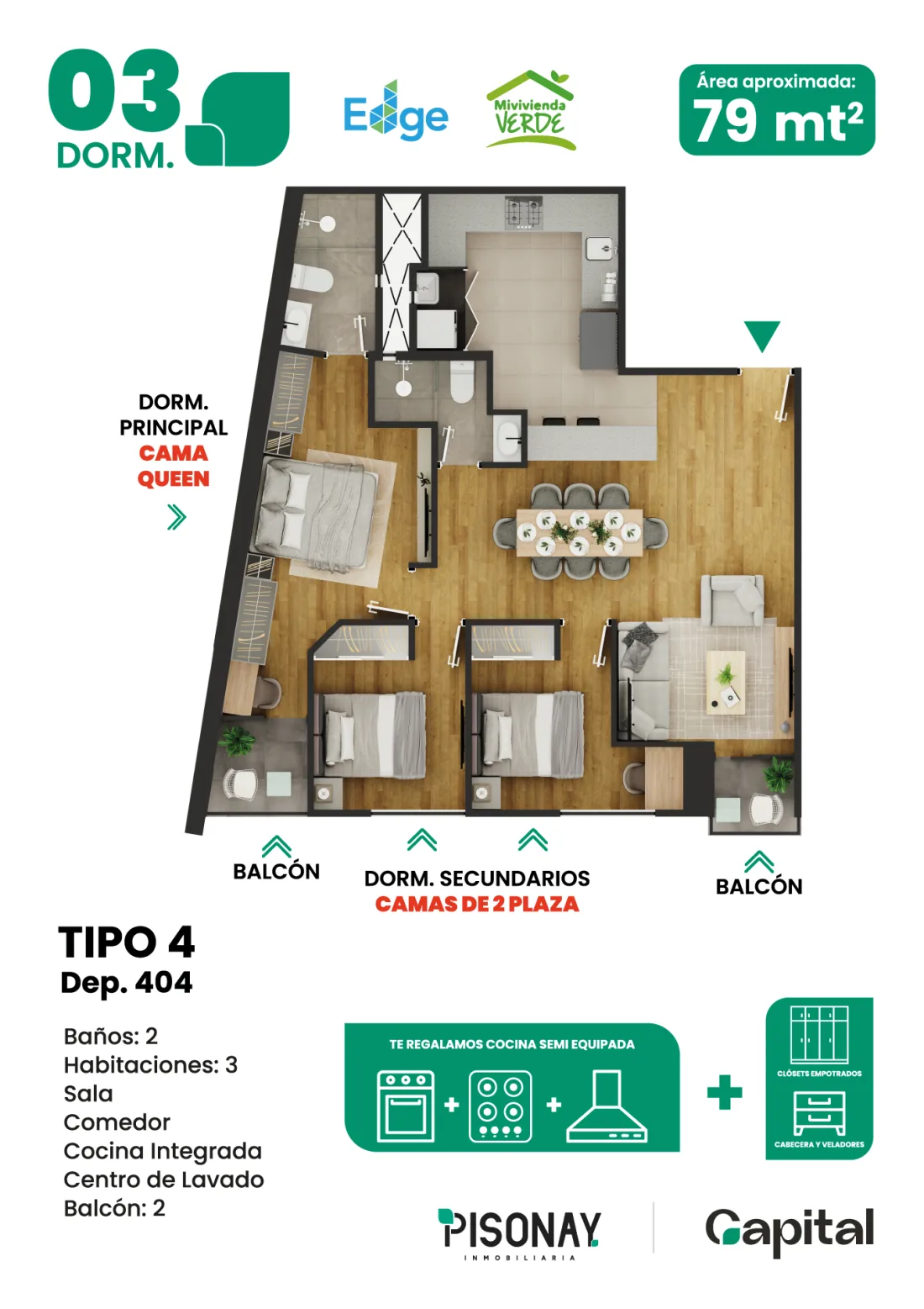 03 DORM — Tipo 4